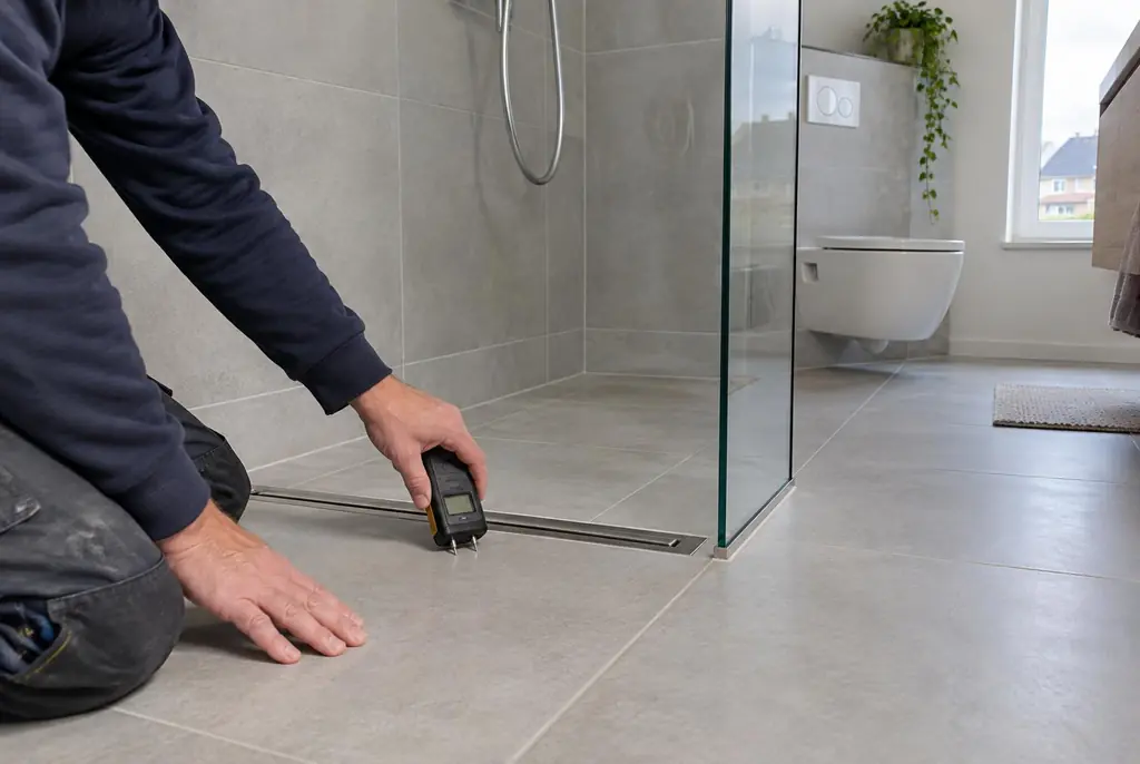 Lekdetectie Waalwijk – badkamer in een nieuwbouwwoning